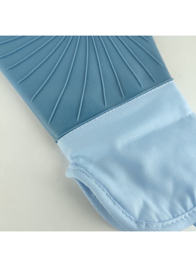 Long Silicone Kitchen & Oven Glove with Inner Padding – Heat Resistant – High Quality - Image 3