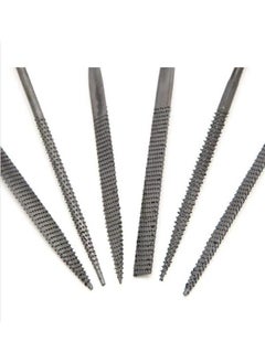 BarkoFix File Set 6 Piece Set Rasp File 160 mm Mini File Hobby Rasp Set  - Image 2