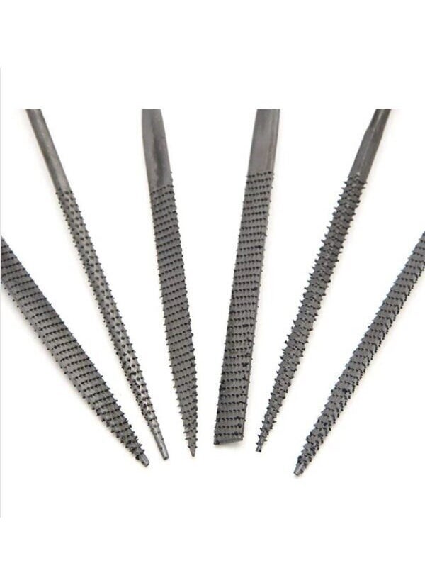 BarkoFix - File Set 6 Piece Set Rasp File 160 mm Mini File Hobby Rasp Set - Image 1