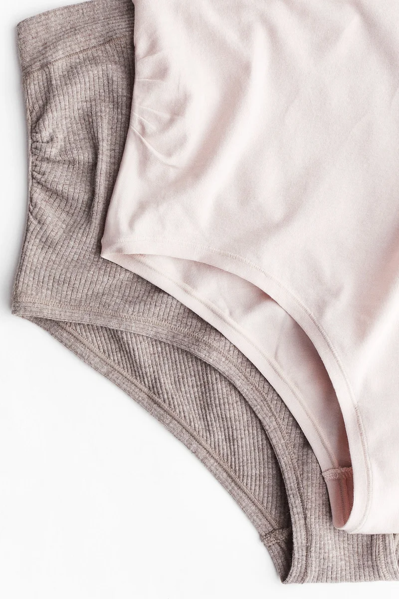 H&M MAMA 2-pack High Waist Cotton briefs