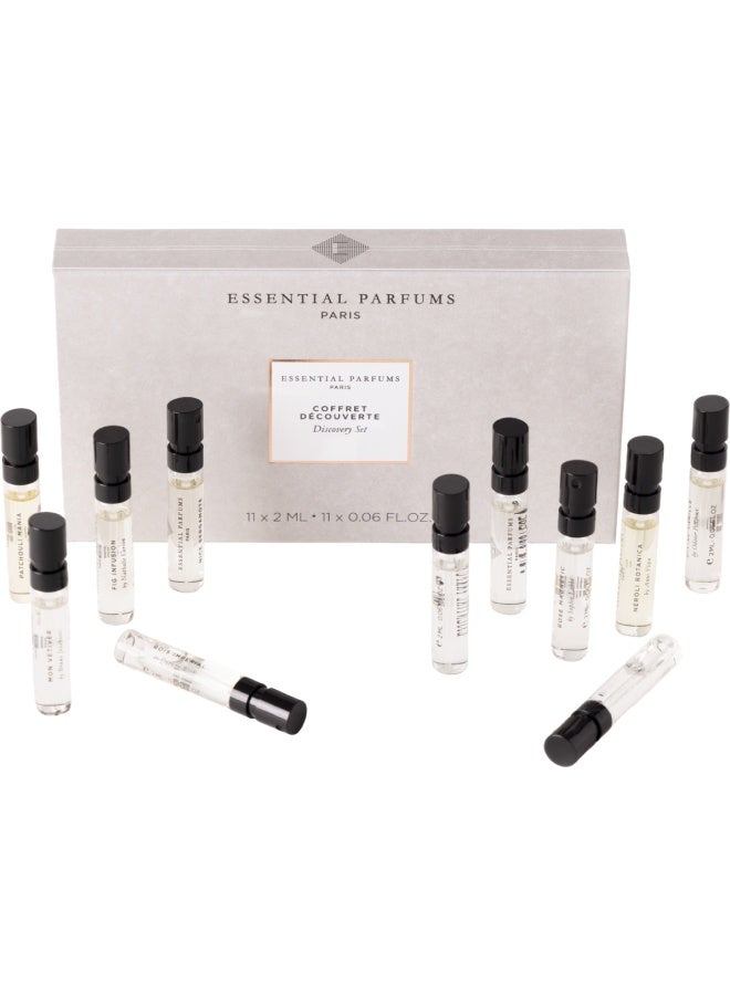 Essential Parfums Discovery Set 11 x 2ml Eau De Parfum Sprays  | Luxury Niche French Perfume Sample Box | Long-Lasting EDP Travel Gift Set - Image 1