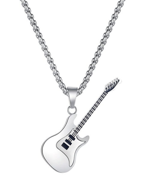 Stainless Steel  Pendant Necklace for Mens Women Boys Cool  Necklace Jewelry Gifts 50cm+5cm Chain