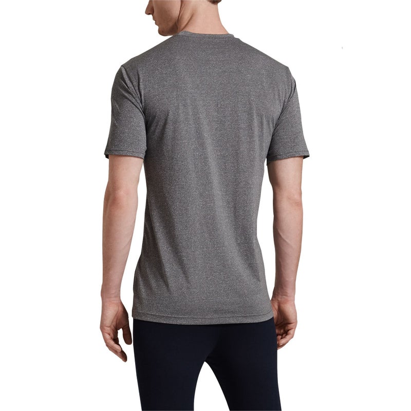 32 Degrees 32Degrees Weatherproof Mens Short Sleeve Crew Neck Cool Tee, 2 Pack, Heather Grey and Heather Grey, Large - Image 2