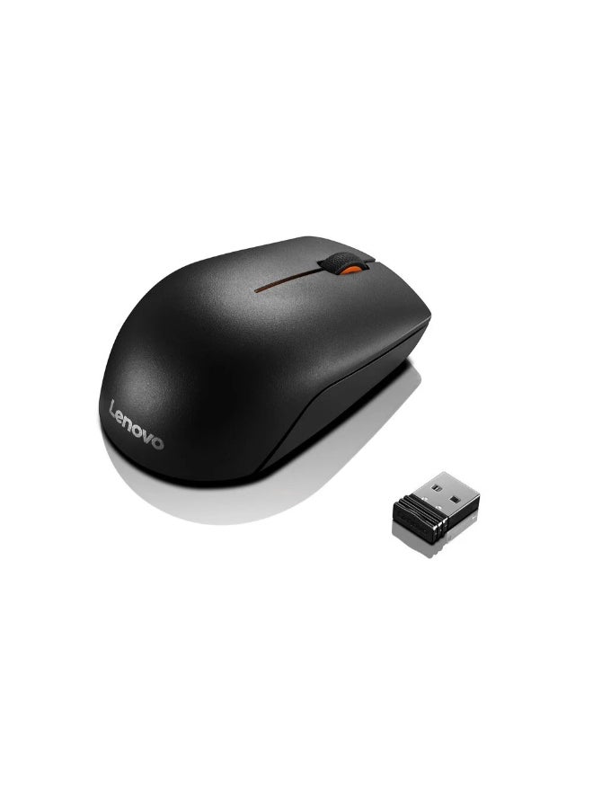 Lenovo GX30K85315 300 Wireless Compact Mouse, Black - Image 1