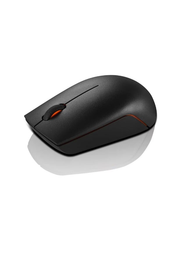 Lenovo GX30K85315 300 Wireless Compact Mouse, Black - Image 2