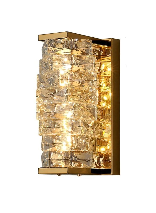 عام مصباح جداري بأسلوب معاصر لغرفة المعيشة، النوم، السرير، الممرات، مصباح جداري مصنوع من بلورة K9 وهيكل من الفولاذ المقاوم للصدأ، أسلوب حديث صناعي وكلاسيكي. - Image 1