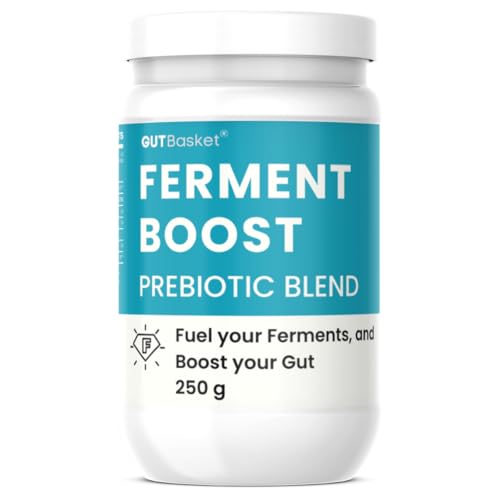 Gutbasket Ferment Boost (250g) - Prebiotic Blend to Enhance Fermentation of Kanji, Vegetable, Kefir | Boosts Probiotics & Improves Flavor | Supports Faster, Healthier Ferments | Vegan, Gluten-Free, Non-GMO - Image 1