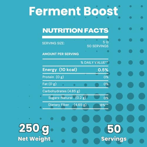Gutbasket Ferment Boost (250g) - Prebiotic Blend to Enhance Fermentation of Kanji, Vegetable, Kefir | Boosts Probiotics & Improves Flavor | Supports Faster, Healthier Ferments | Vegan, Gluten-Free, Non-GMO - Image 4