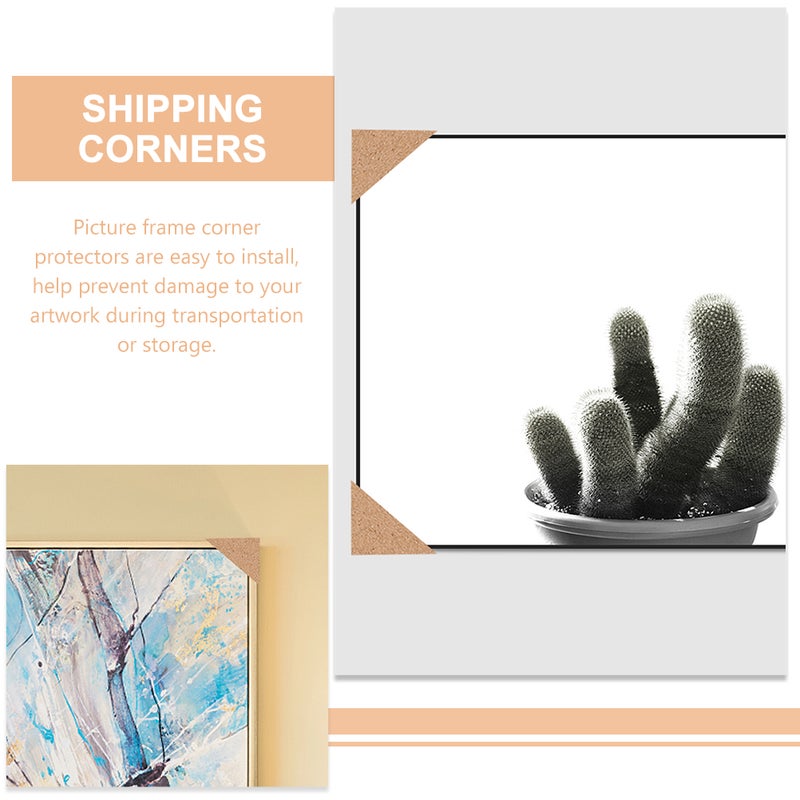 240 pcs Picture Shipping Corners Picture Frame Corner Fasteners Protective Corners for Shipping Artwork - Image 2