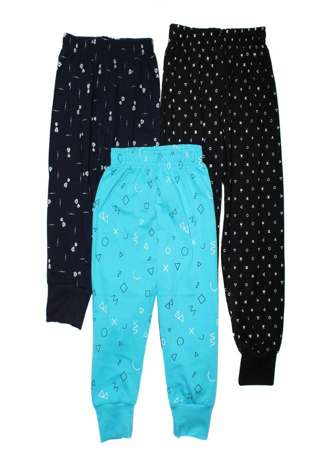 REVOLTEK Unisex Kids Pyjama Bottoms Pack of 3 Multicolour - Image 1