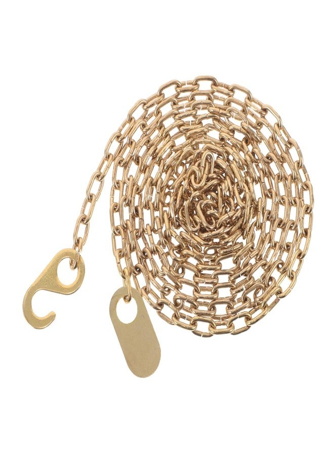 COOLHIYA Vintage Golden Steel Pendulum Clock Weight and Chain for Grandfather Clocks Heavy-Duty Mechanical Repair Part Replacement Accessories - Image 1