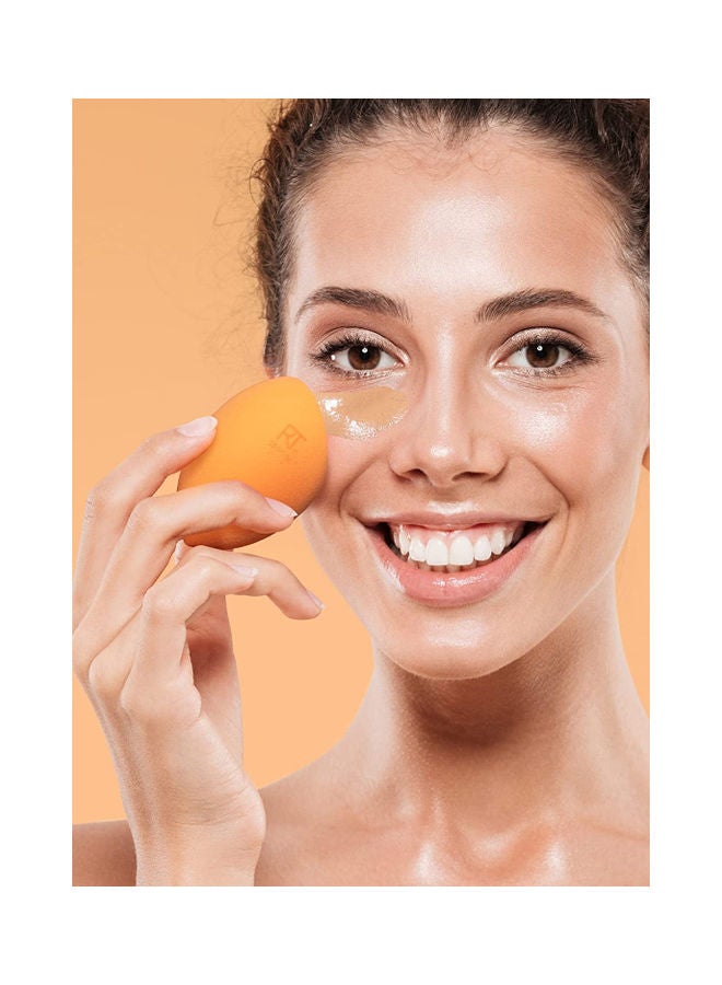 REAL TECHNIQUES 1855 Makeup Blender Brush And Miracle Complexion Sponge, Beauty Sponge For Makeup Blending Set of 1566, 1855 - Image 5