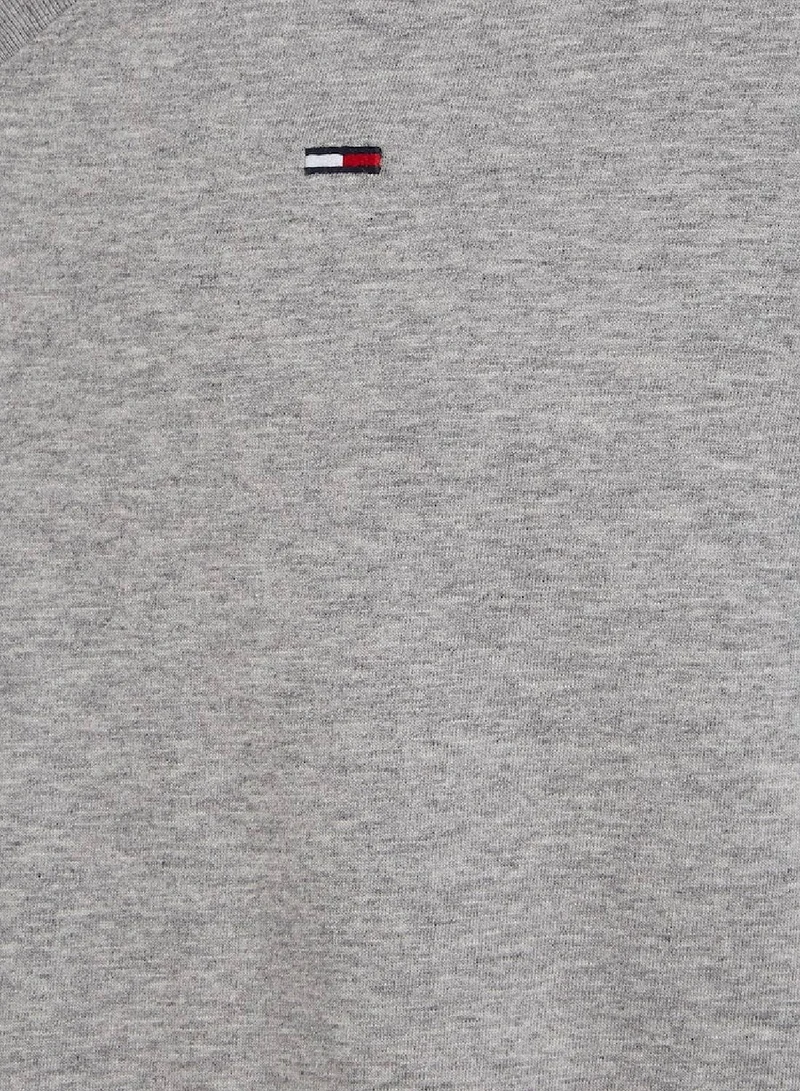 TOMMY HILFIGER LT GREY HTR V-Neck T-Shirt for Men | Best Price UAE