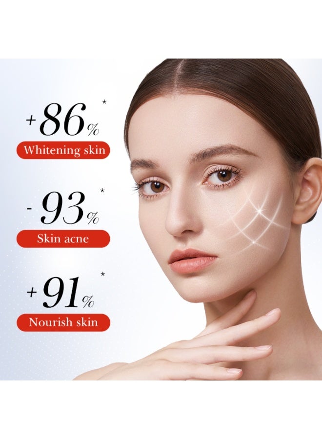 SADOER Kojic Acid Whiten Freckles Face 30G Cream Anti Light Spots Anti Wrinkles Moisturizing Firming Beauty Eyes Skin Care Face Cream with Niacinamide And Kojic Acid Whitening Freckles Face Cream - Image 4
