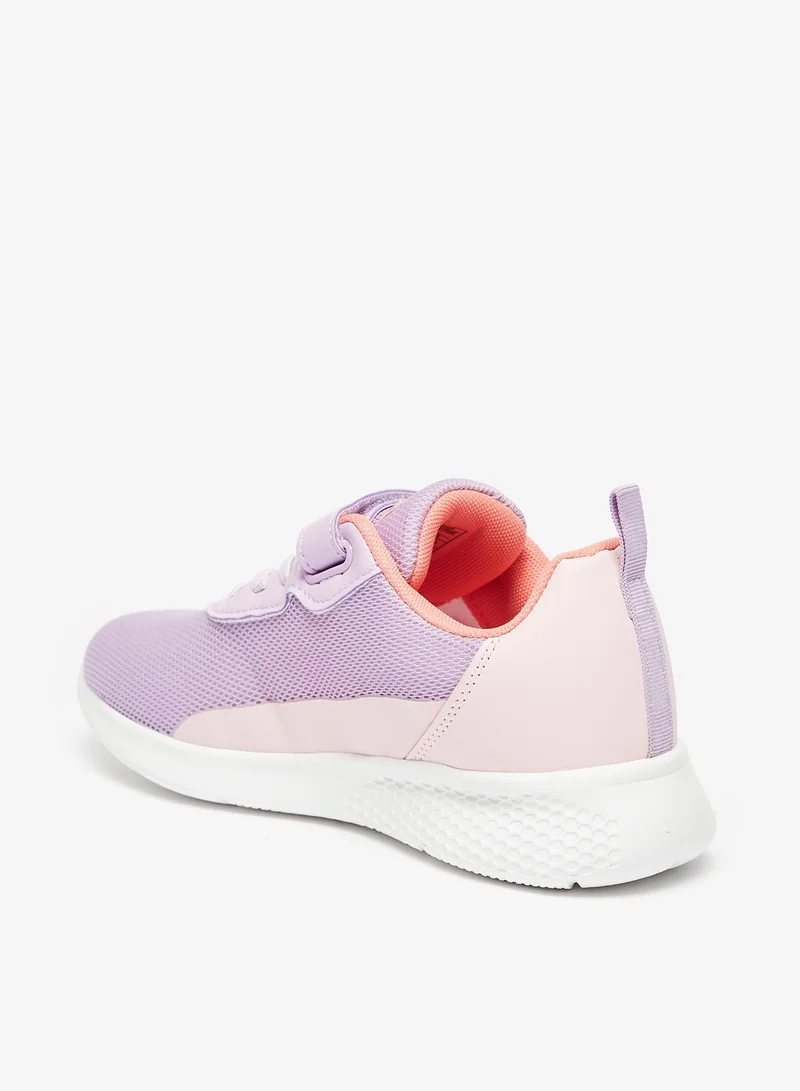 Oaklan by Shoexpress Girls Textured Sports Shoes with Hook and Loop Closure