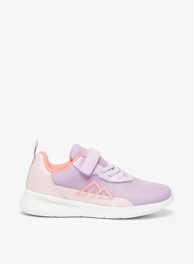 Oaklan by Shoexpress Girls Textured Sports Shoes with Hook and Loop Closure