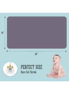 Cute Castle Cute Castle 12 Pack Muslin Burp Cloths for Baby - Ultra-Soft 100% Cotton Baby Washcloths - Large 20'' by 10'' Super Absorbent Milk Spit Up Rags - Burpy Cloths for Unisex, Boy, Girl - Grey  - Image 4