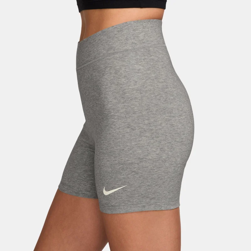 Nike Grey Women's Sportswear Classic Dri-FIT Bike Shorts for Women | Best Price UAE