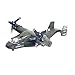 Ailejia Alloy Metal Airplane MV22 Military Osprey Transport Helicopter Toy Model Army Aircraft with Pull Back Fighter Toys Green - Image 2