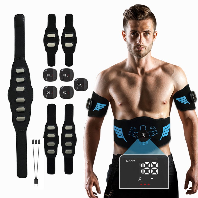 EMS Abdominal Belt 262*159*50CM Lightweight Foldable Design - Versatile Fitness Gear for On-the-go Fitness Enthusiasts & Home Workouts - Image 2
