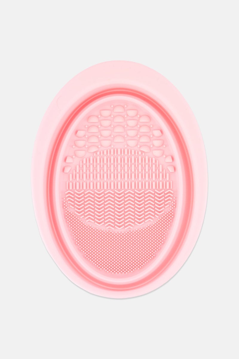 Olivia Rose Makeup Brush Cleaning Bowl, Pink - Image 1