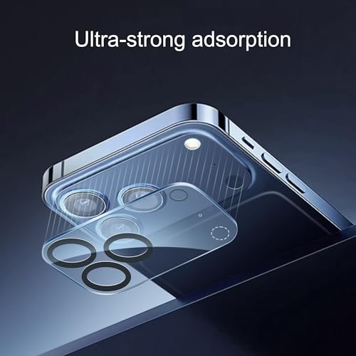 Ailun 3 Pack Camera Lens Protector for iPhone 17 Pro,Tempered Glass,9H Hardness,Ultra HD,Anti-Scratch,Case Friendly,Does not Affect Night Shots[Not for iPhone 17/17 Pro Max/iPhone Air] - Image 2