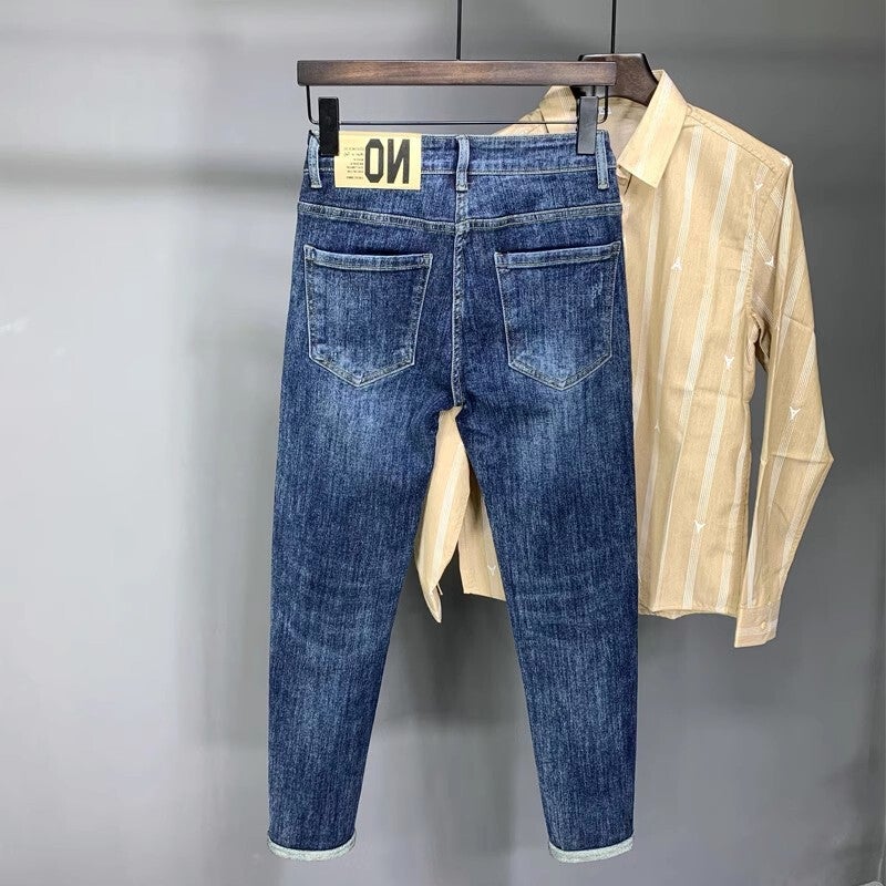 Unisex Casual Daily Denim Jeans - Image 1