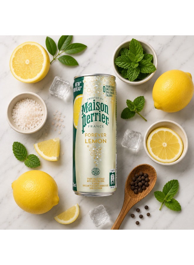 Perrier Sparkling Water Forever Lemon 250ml - Image 3