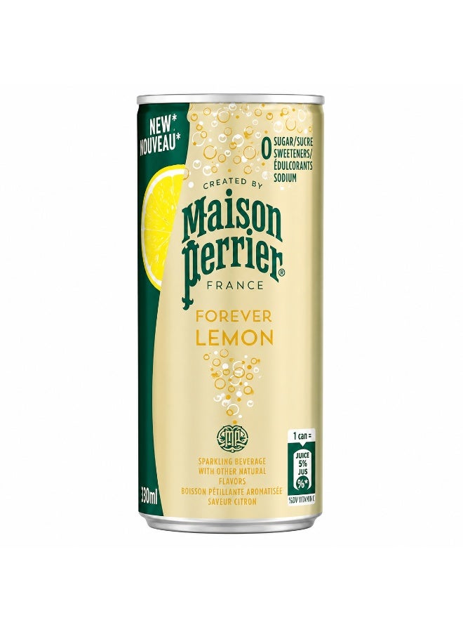 Perrier Sparkling Water Forever Lemon 250ml - Image 1