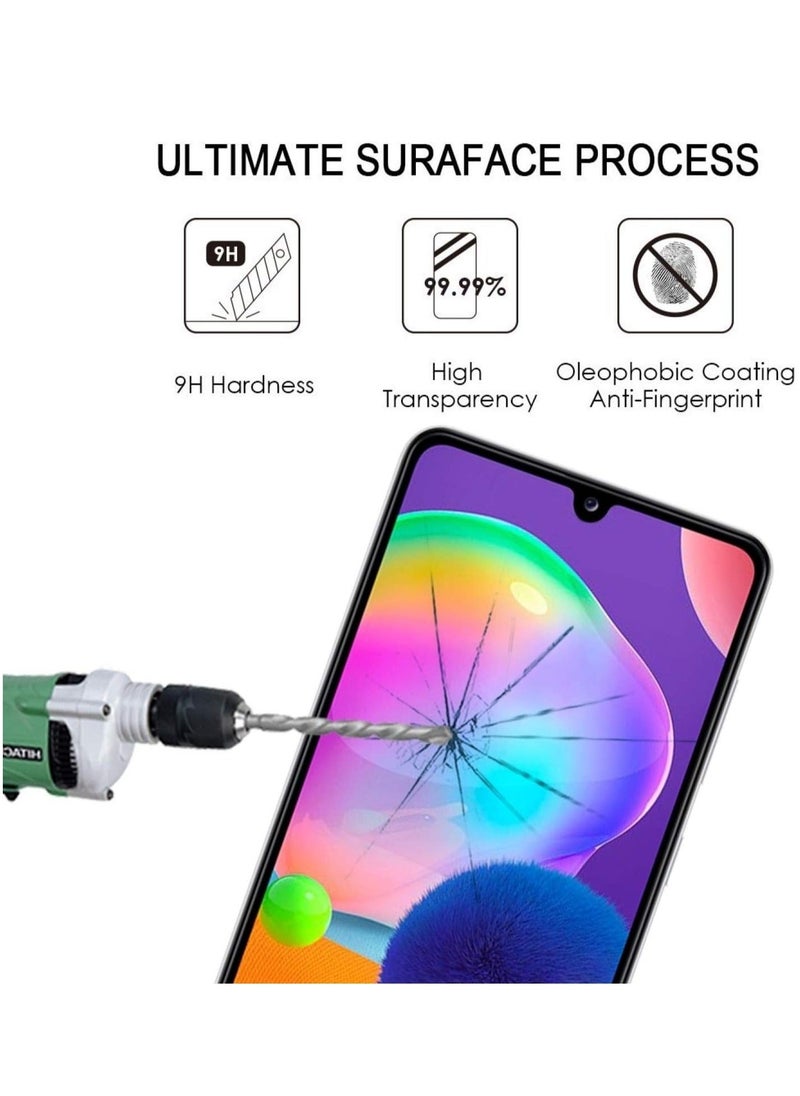 HuHa Screen Guard for Samsung Galaxy M30s / M30 / M31 / M21 / A30 / A30s / A50 / A50s Tempered Glass Screen Protector Full Glue Edge-to-Edge Gorilla Screen Protector - Black  - Image 4