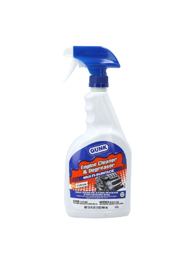 Gunk Highly Effective Formulation Engine Spray Cleaner and Degreaser 32 fl.oz EBT32 - Image 1