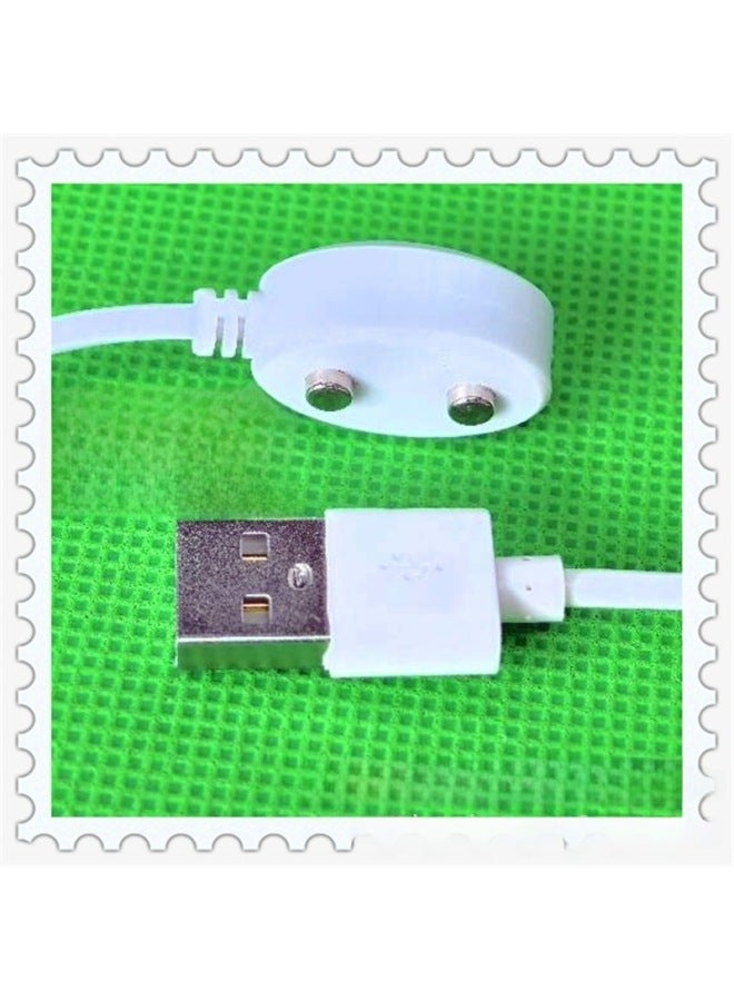 Adults Magnetic Charging Cable 4-13MM Center Distance Airplane Cup Sexual Products USB Charging Cable Digital Power Line-Color:Center Distance 13MM White 0.8 Meters Magnet 4.0  - Image 1