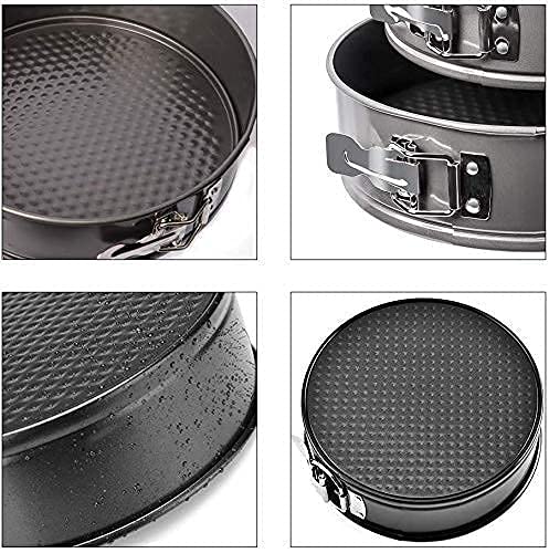 TrendyTrolley 3 Pc Cake Baking Combo Set - Round Cake Tin| Pizza Pan & Muffin Cupcake Tray Non Stick Springform Removable Bottom |Microwave Safe Moulds - Image 4