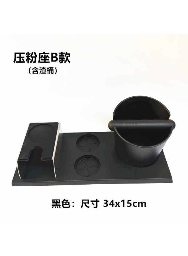Silicone Coffee Pad Black Bar Corner Pad Powder Press Multi-function Powder Press Pad Seat Cloth Powder Suit