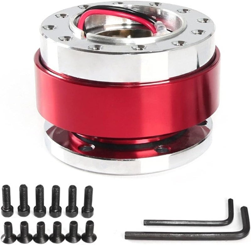 Wivplex Universal Aluminum Racing Steering Wheel Quick Release Hub Adapter - Image 1