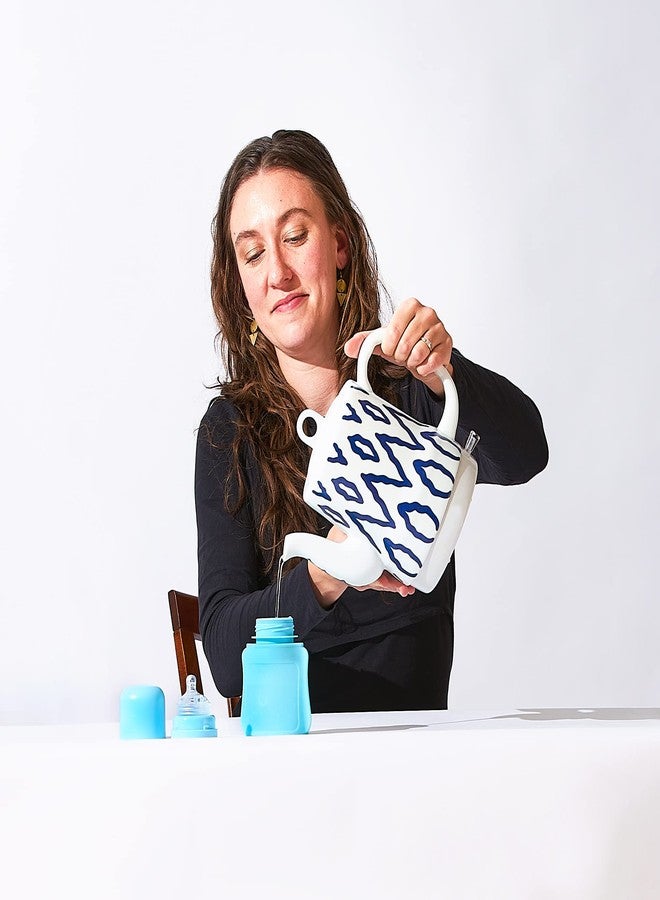 Green Sprouts Sprout Ware Baby Pocket Made from Silicone and Plants (5 oz.), Non-Toxic Silicone Plant-Based Plastic Baby Pocket Without BPA, BPS, BPF, Aqua - Image 2