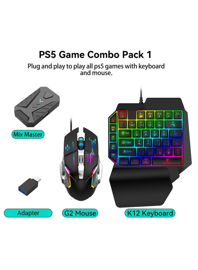 Keyboard and Mouse Adapter, Mouse and Keyboard Converter for PS3, PS4, PS5, Xbox360, Xbox ONE, Xbox Series and Nintendo Switch - Image 2