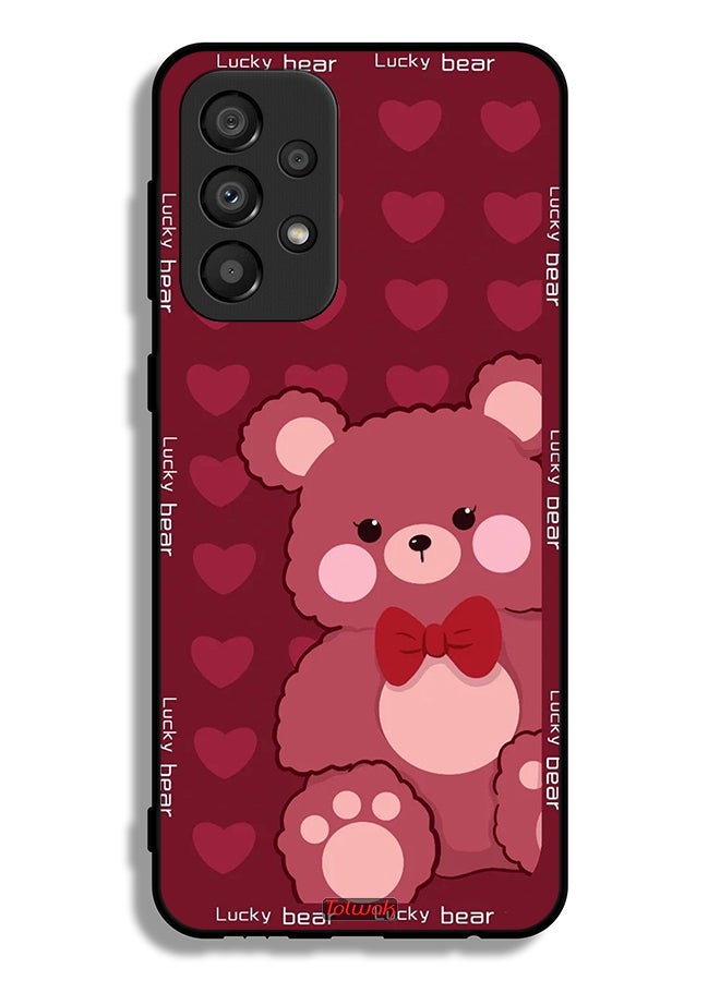 Tolwak Samsung Galaxy A33 5G Protective Case Cover Lucky Bear - Image 1