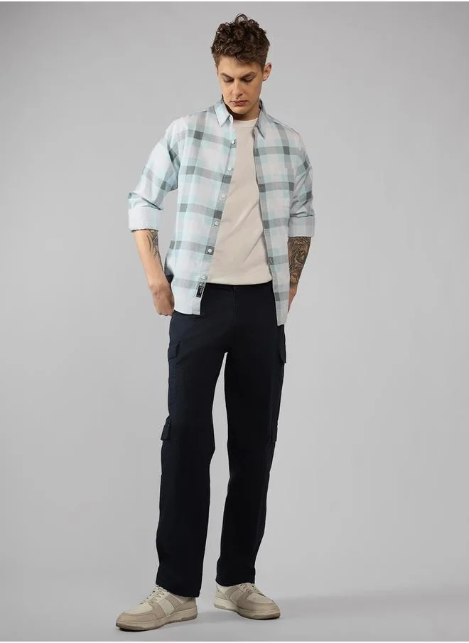 دينيس لينغو Men's Regular Fit Multi-Color Casual Shirt