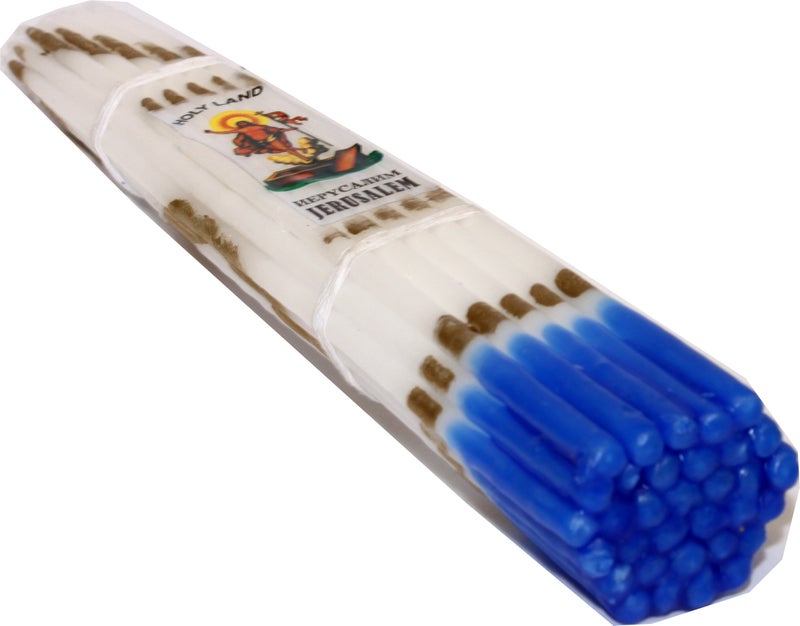 Holy Land Market Holy Fire Easter Candles from Jerusalem - 33 Candles