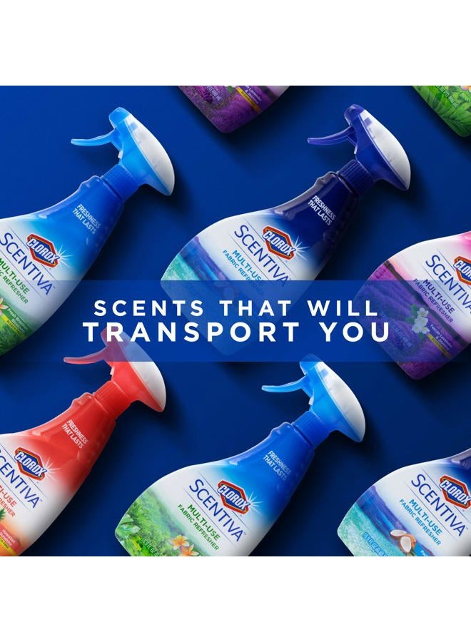 Clorox Scentiva Refresher Spray, Hawaiian Sunshine Scent - Multi-Use Fabric & Linen Freshener Spray - Odor Eliminator for Home, Upholstery, Bedding, Curtains, Room, 16.9 Fl Oz - Image 5