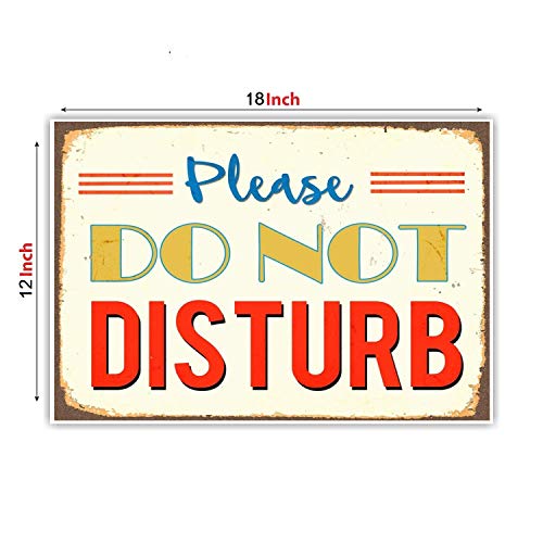 5 Ace PLEASE DO NOT DISTURB WALL POSTER STICKER FOR BEDROOM,LIVING ROOM,OFFICES OF 300 GSM (12x18) inch WITHOUT FRAME - Image 2