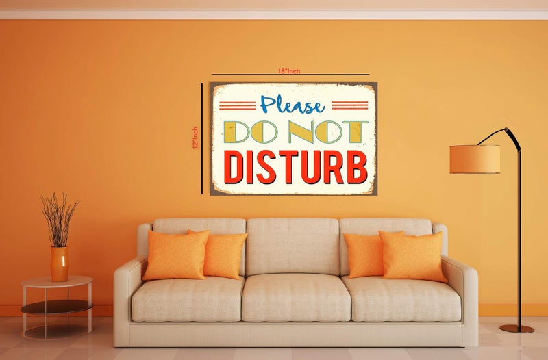 5 Ace PLEASE DO NOT DISTURB WALL POSTER STICKER FOR BEDROOM,LIVING ROOM,OFFICES OF 300 GSM (12x18) inch WITHOUT FRAME - Image 3