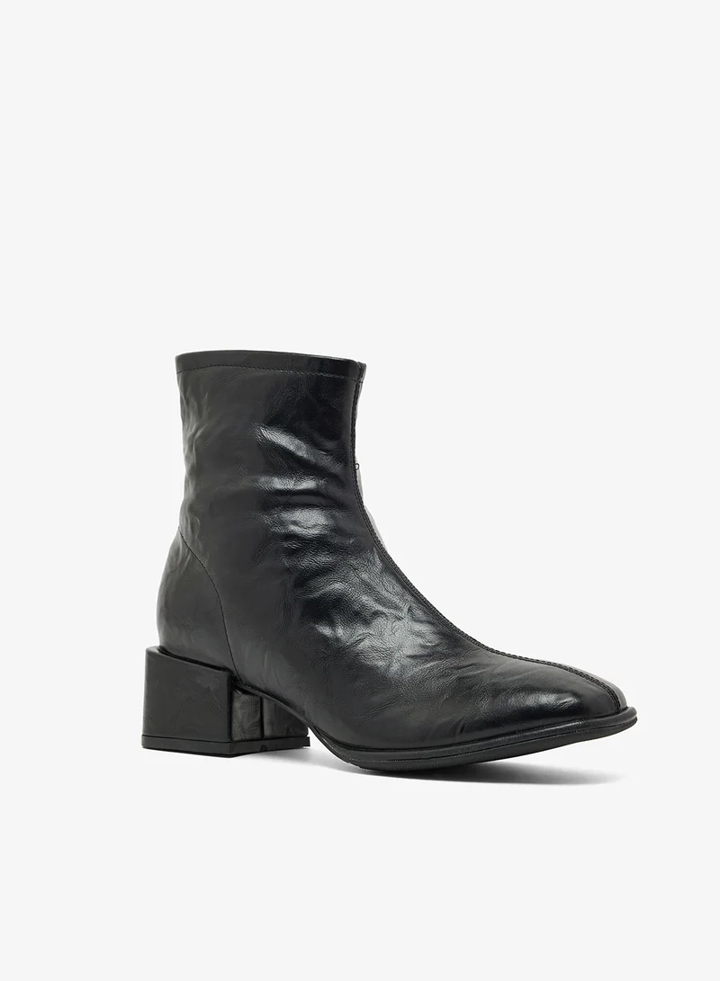 ELLA Block Heel Chelsea Boots
