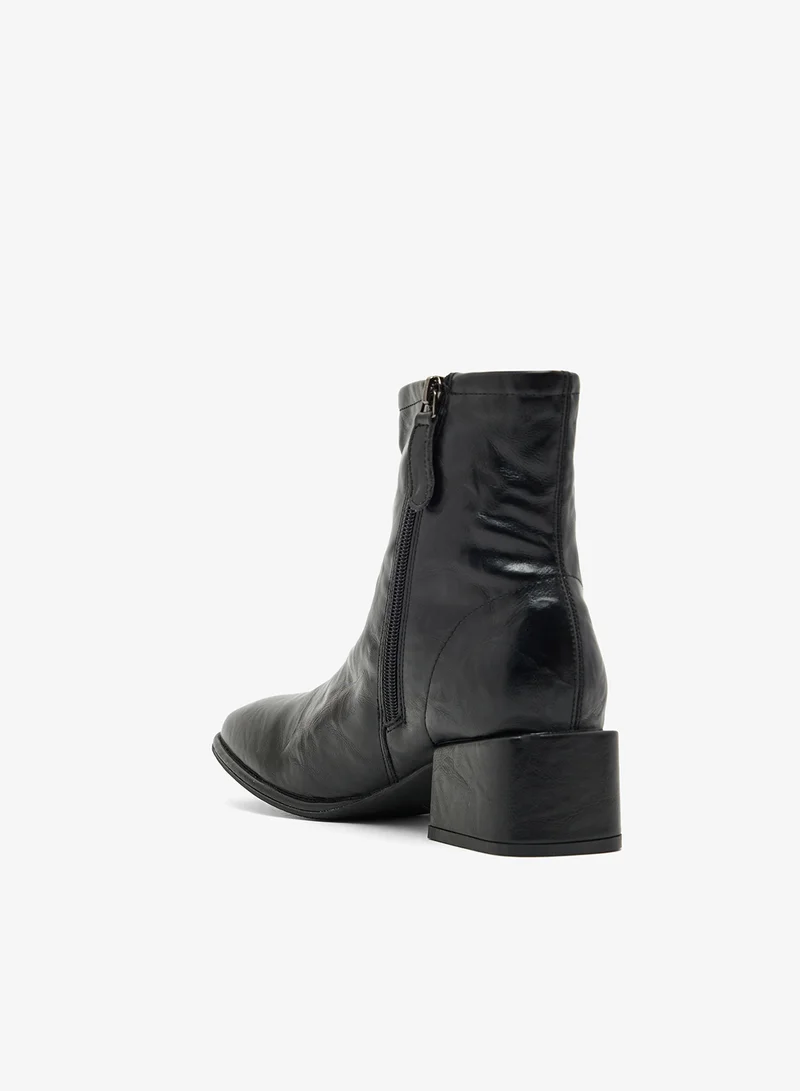 ELLA Block Heel Chelsea Boots