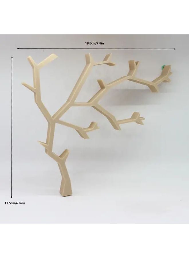 Curved Tree Design 1 12 Scale Miniature Dollhouse Book Display Shelf With Multicolor Books - Image 4