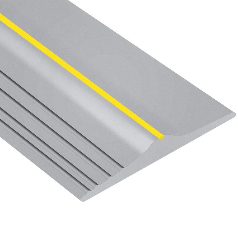 بابيلون شريط مانع للتسرب أسفل باب المرآب من بابيلون، بديل لعتبة مطاطية مقاومة للعوامل الجوية، لا يشمل مادة مانعة للتسرب/لاصقة (16.5 قدم، رمادي) - Image 1