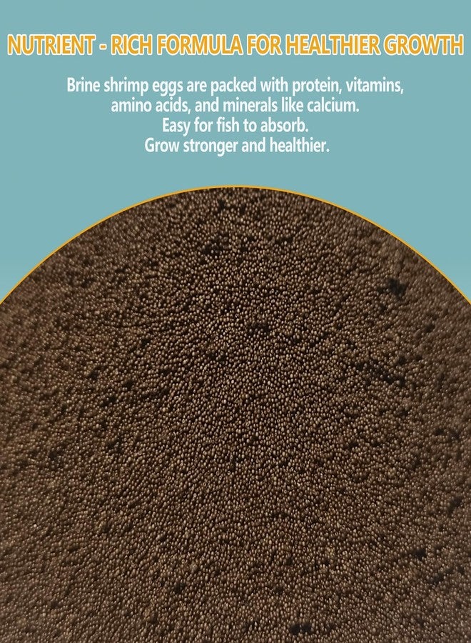 بيض الروبيان الملحي من جادينجز فارم - نسبة تفقيس 90%، أكياس الأرتيميا، أغذية مائية لصغار أسماك الزينة، أسماك المياه العذبة والمالحة، 1 أونصة - Image 2