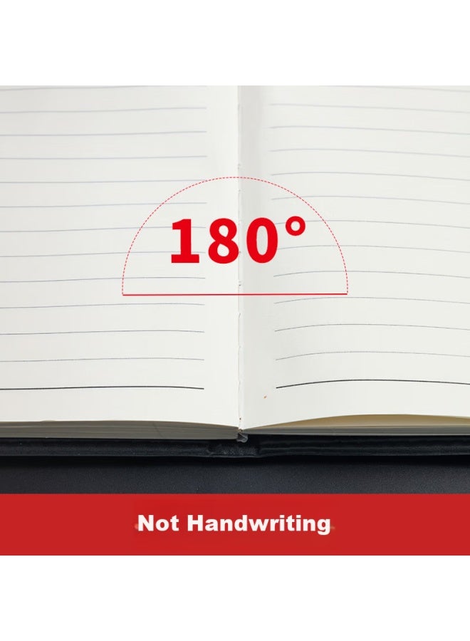 ام اند جي M&g Stationery B5/18k 80 Sheets دفتر مكتب أسود، دفتر جلود لتسجيل الاجتماعات، دفتر يوميات ميسور التكلفة مجلة أعمال، كتاب فردي Apye3y55 - Image 3