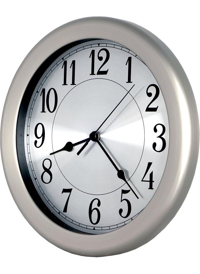 JUSTIME 85 inch Water Resistant Wall Clock for Bathroom Clock Wall Decor Small Space Kitchen Clocks Office Boat RV Silent Wall Clock Non Ticking - Image 4